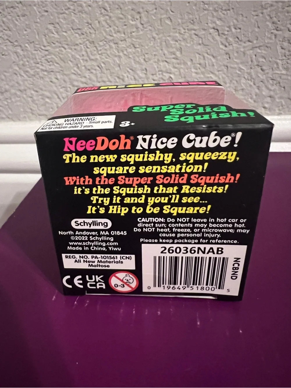 Authentic NeeDoh Nice Cube - Pink